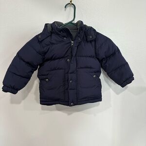 GAP Baby Navy Blue Fleece-Lined Jacket